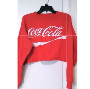 Coca Cola Red Cropped Sweater ❤️
